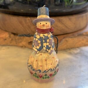 Jim Shore Snowman Ornament